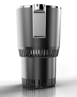 2 In1 Car Heating Cooling Cup 12V Smart Car Cup Holder Digital Temperature Display Drink Cup Warmer Cooler Mini Car Refrigerator