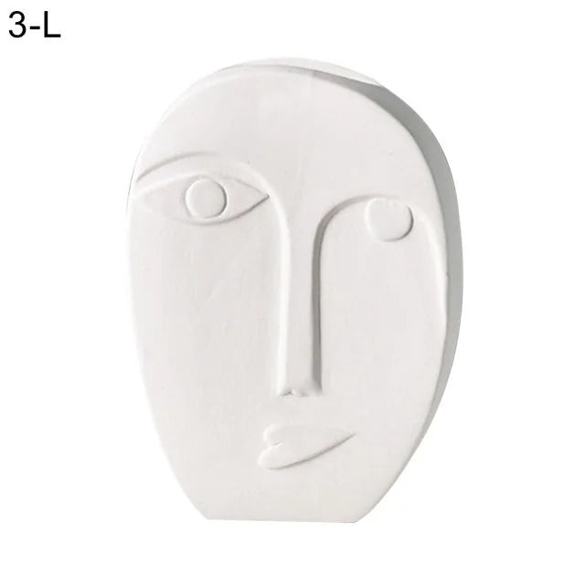 Human Face Expression Plant Pots