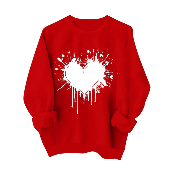 Teacher Valentines Day SweatshirtValentines Sweaters for Women Amazon.Ca Canada Womens Shirts Blouses Casual Spring Outfits Summer Tops Women’S Mardi Gras St. Patricks Irish Sweatshirts(White3XL)