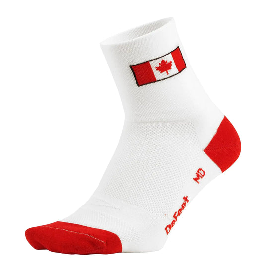DEFEET - Aireator - Canada Flag 3" Cuff Cycling Running Walking Everyday (Small S)